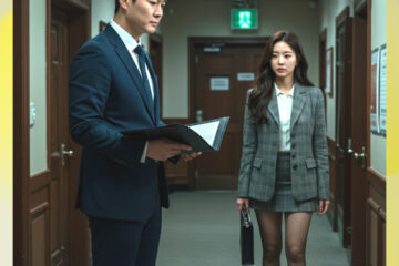 데이트폭력 피해자가 흥신소에서 상담하는 모습