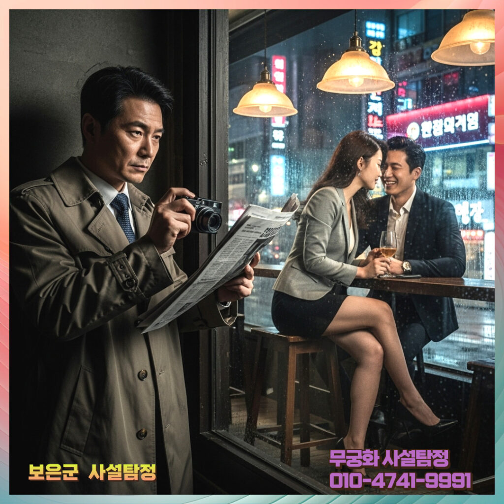 보은군흥신소 변화 지점 비교 시각 자료